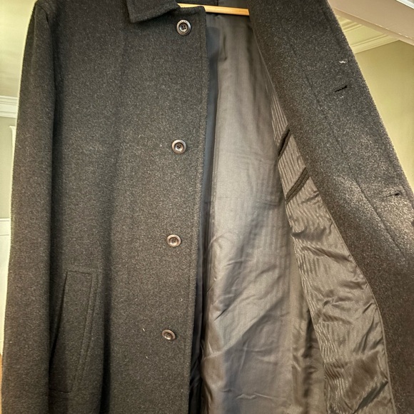 Men’s Alfani Wool/ Cashmere Overcoat - Picture 3 of 5